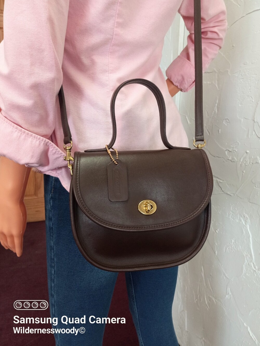 Coach Bella Court USA bag, 1994, Mahogany Brown